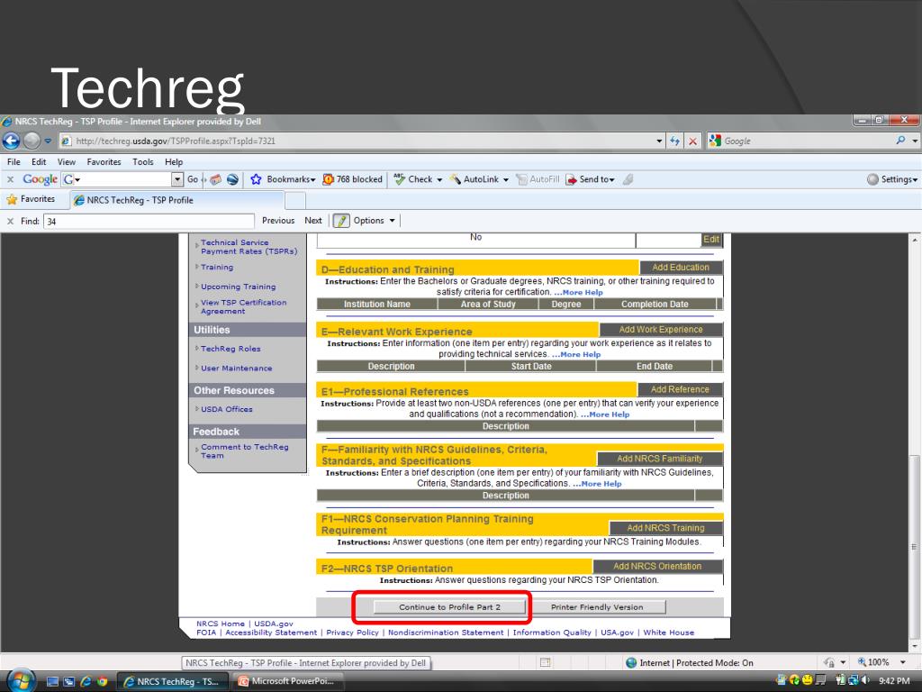 PPT Technical Service Provider (TSP) PowerPoint Presentation