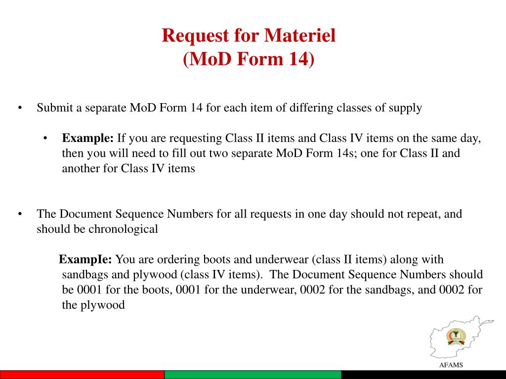 PPT EO 006.01 The Purpose of MoD Supply Forms (Dari) PowerPoint Presentation ID3247647