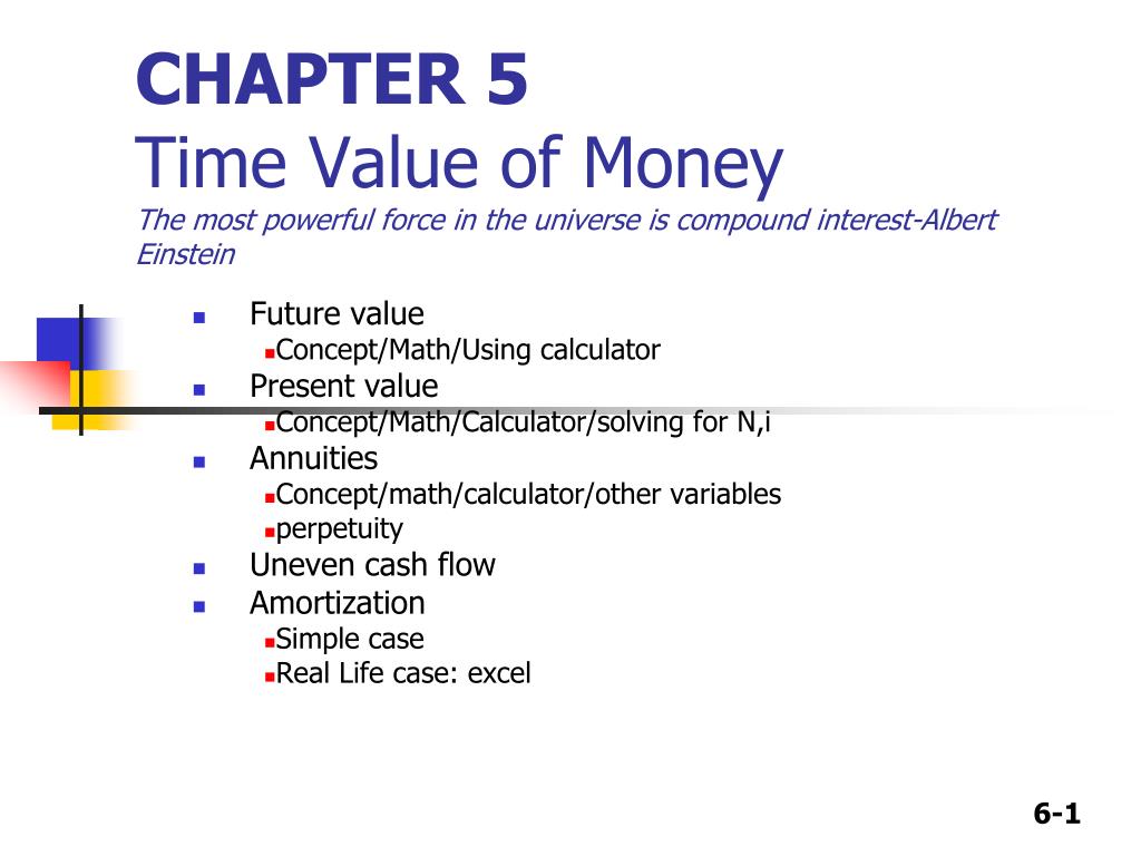 PPT Future value Concept/Math/Using calculator Present value Concept