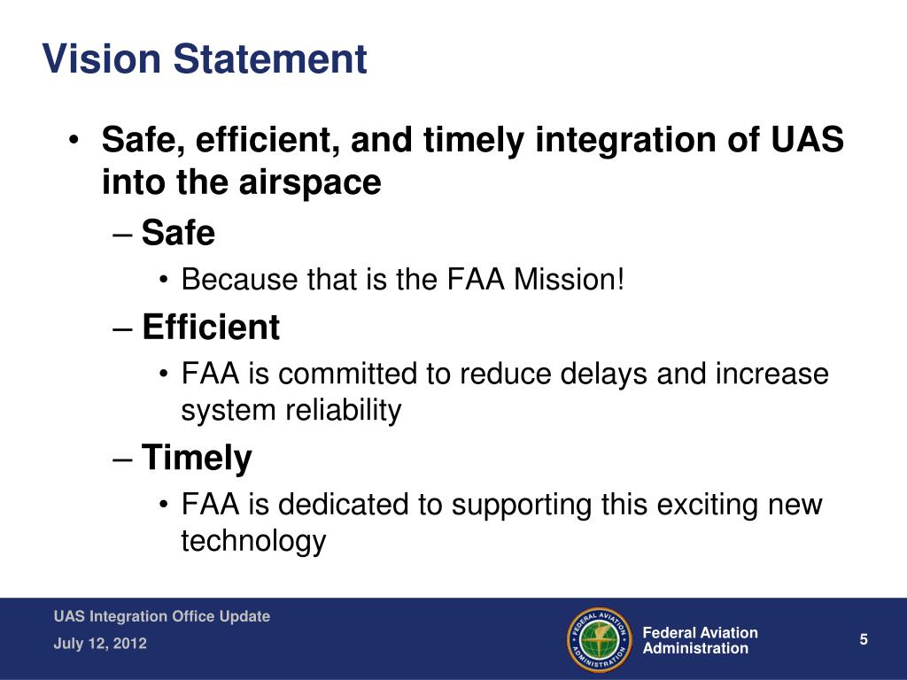 PPT FAA Unmanned Aircraft Systems (UAS) Update PowerPoint