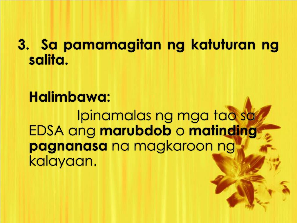 PPT Ang Talasalitaan Kaugnay sa Pagunawa ng Teksto PowerPoint