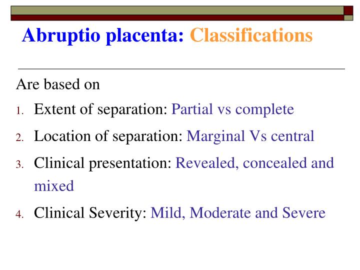 PPT ANTEPARTUM HAEMORRHAGE PowerPoint Presentation ID3256402