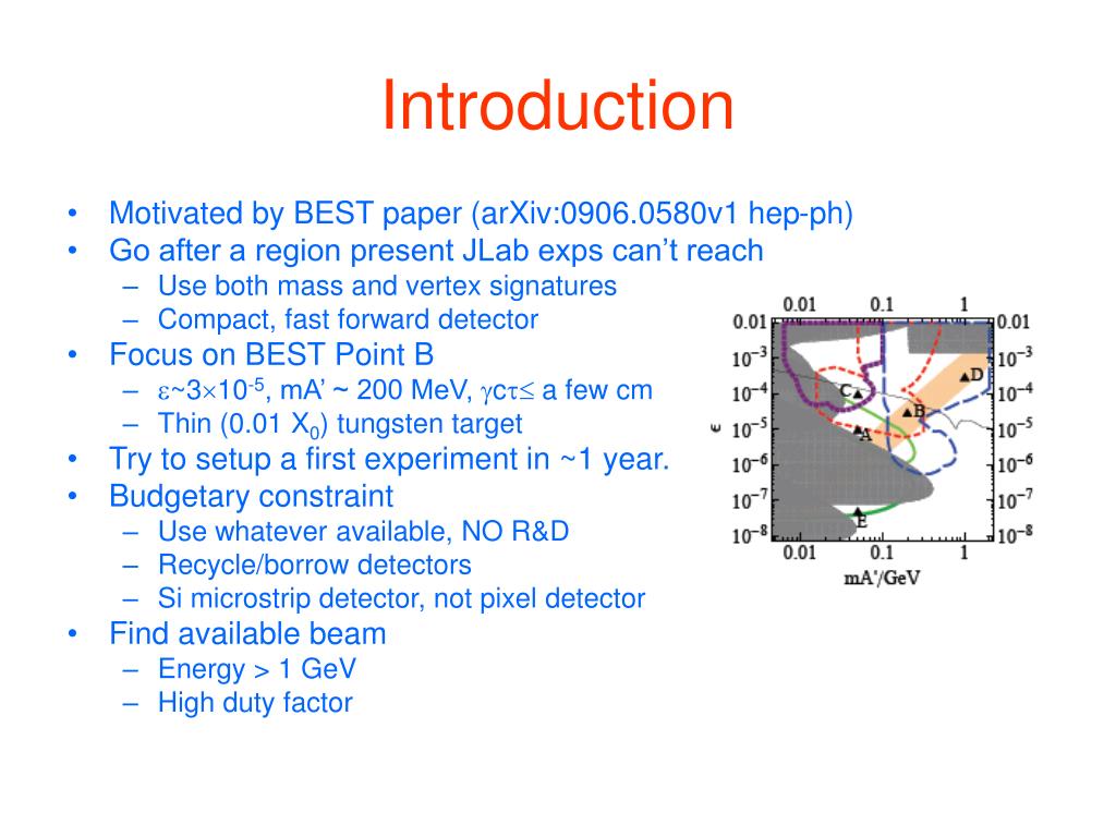 PPT Fixed Target Search for Heavy Photons PowerPoint Presentation, free download ID3260666