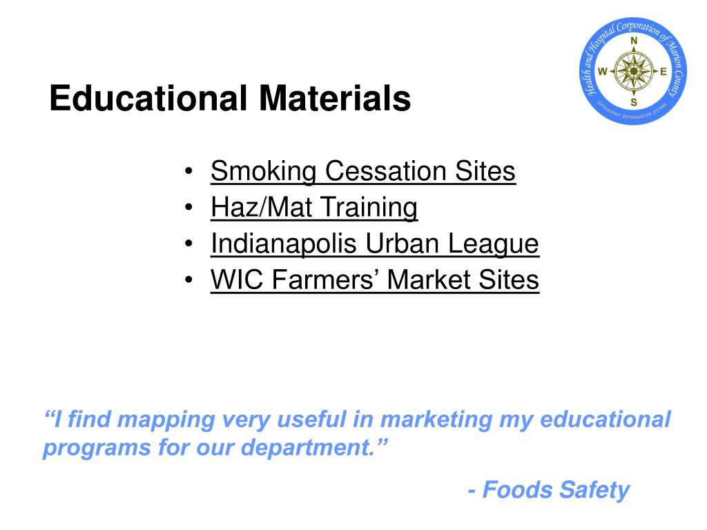 PPT GIS Applications for the Marion County Health Department Indianapolis, Indiana PowerPoint