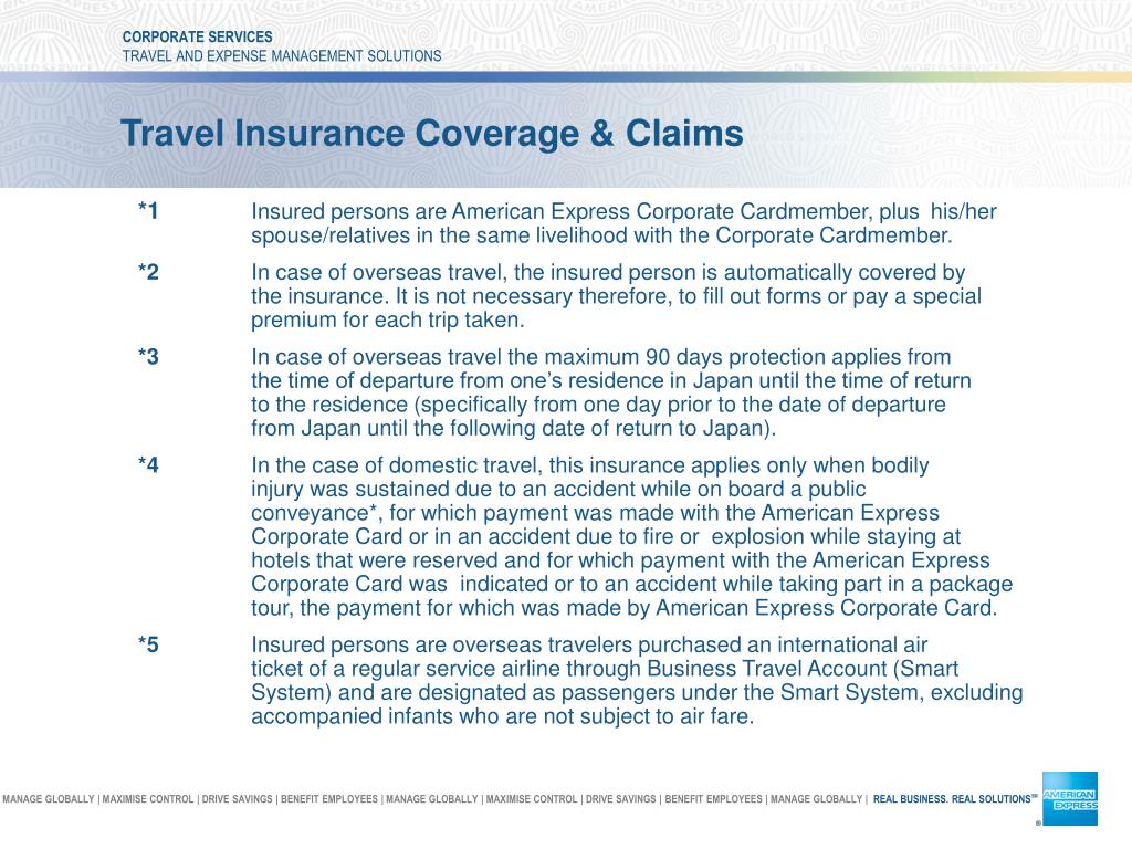 PPT Travel Insurance Coverage & Claims PowerPoint Presentation ID