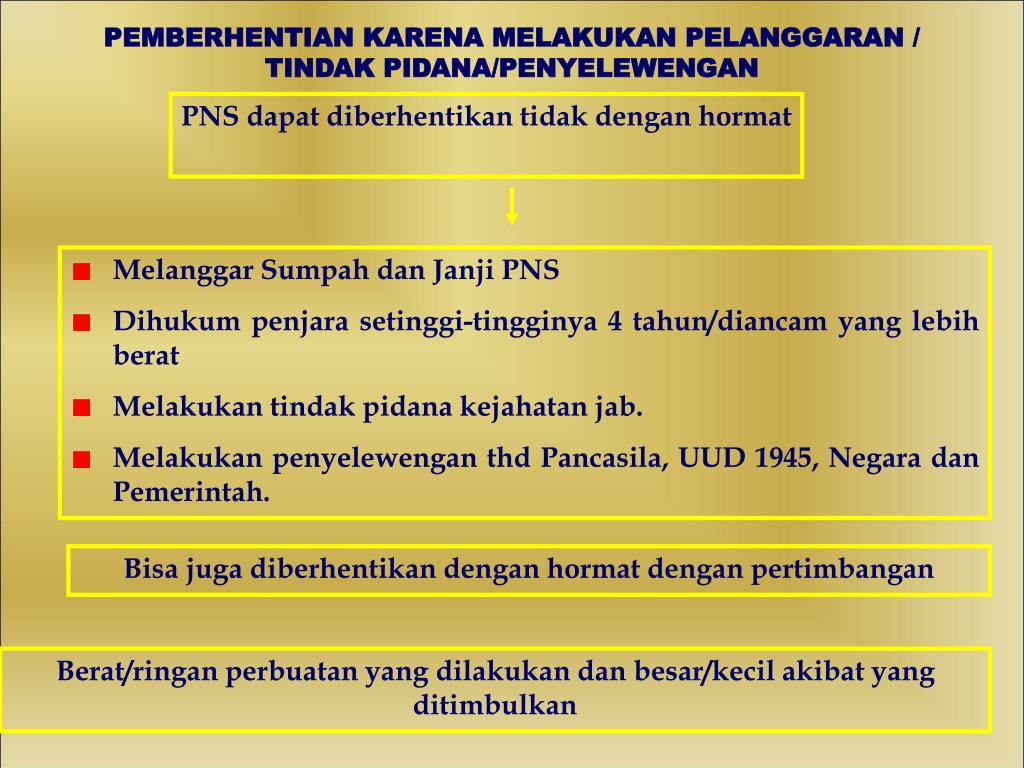 PPT PEMBERHENTIAN PNS PowerPoint Presentation, free download ID3264983