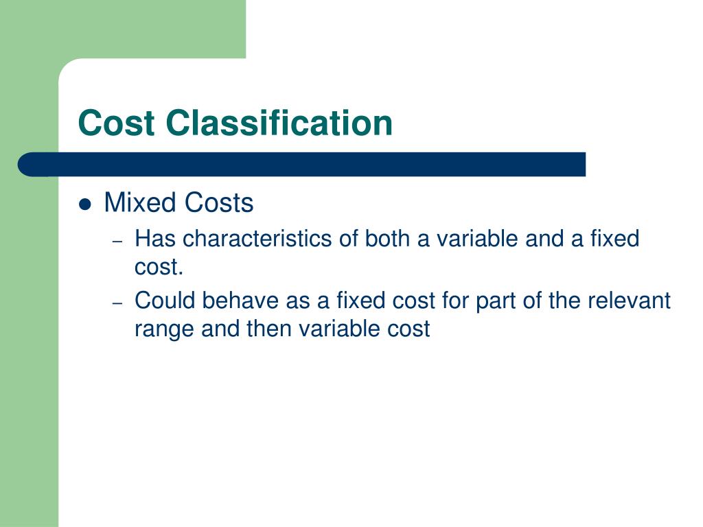PPT Cost Behavior PowerPoint Presentation, free download ID3265926