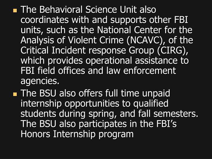 PPT FBI Behavioral Science Unit PowerPoint Presentation ID3266616
