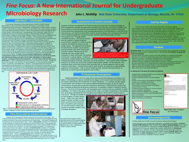 PPT Funding initially from the BSU Provost’s Immersive Learning Grant