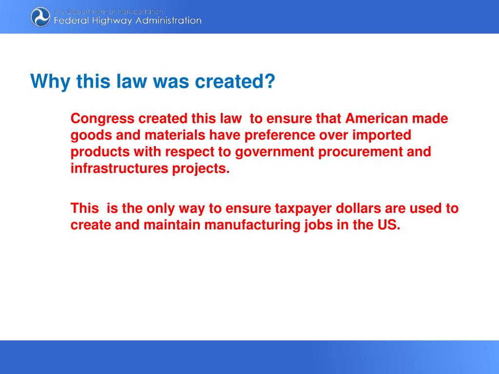 PPT BUY AMERICA (BA) REQUIREMENTS PowerPoint Presentation, free