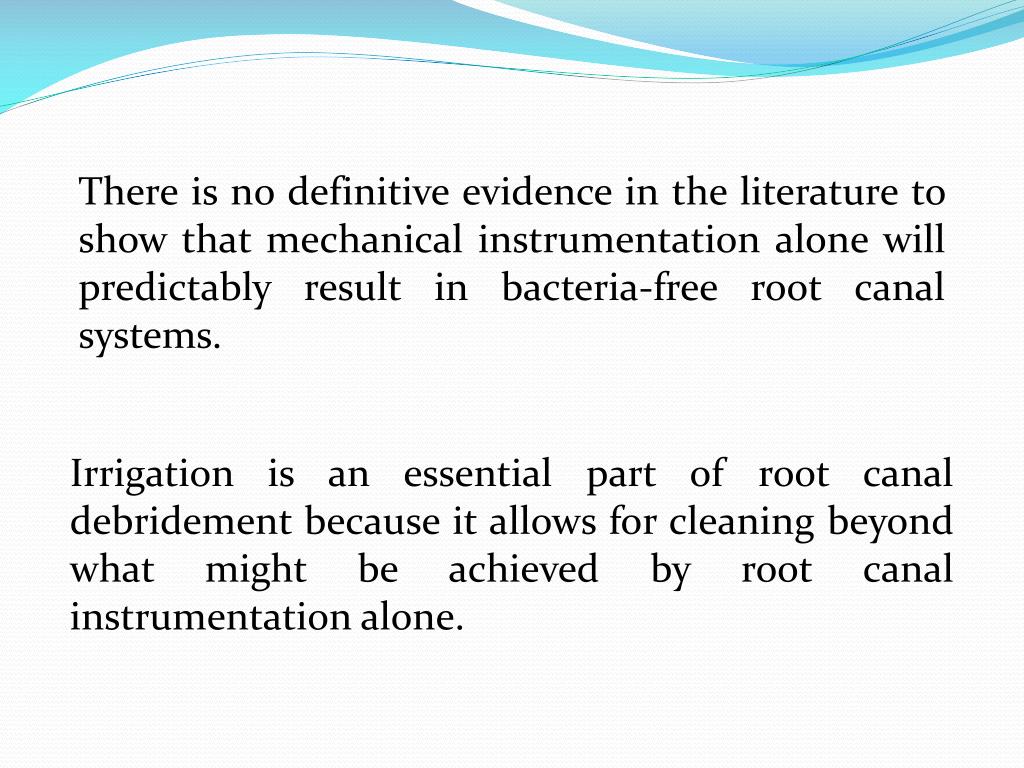 PPT Endodontic Materials Root canal irrigants and medicaments