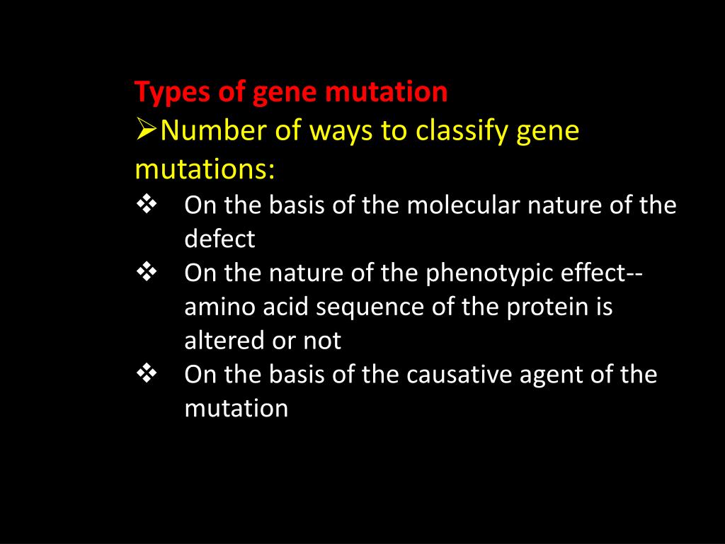 PPT Molecular Mechanism of Mutation PowerPoint Presentation, free download ID3272876