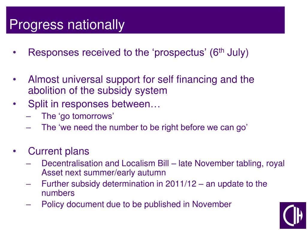 PPT Housing Revenue Account Reform Implications for tenants