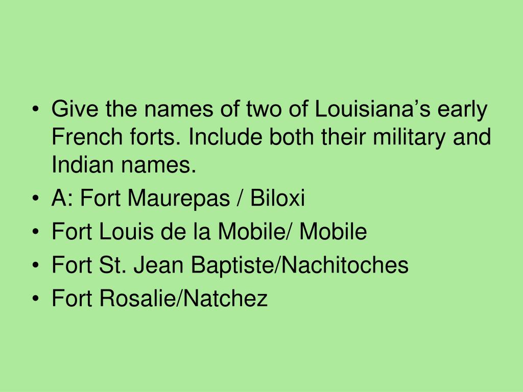 PPT Chapter 5 French Louisiane PowerPoint Presentation, free download
