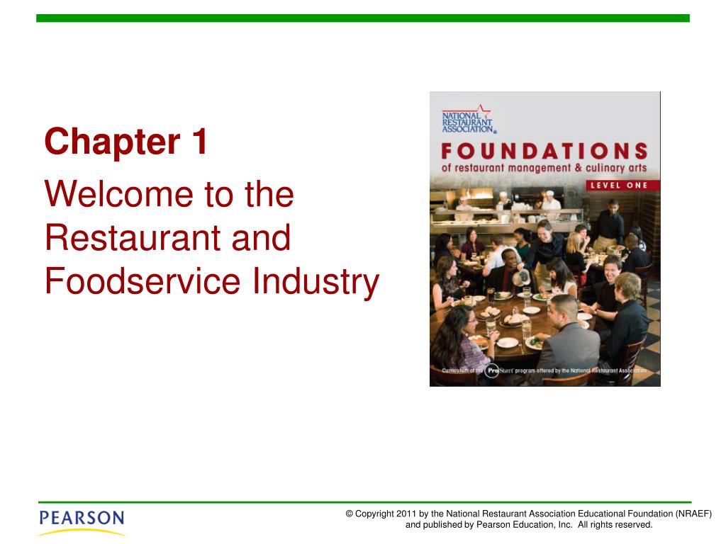 PPT Chapter 1 to the Restaurant and Foodservice Industry