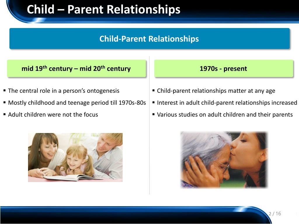 PPT Adult Child and Parent Relationships The Separation Problem in