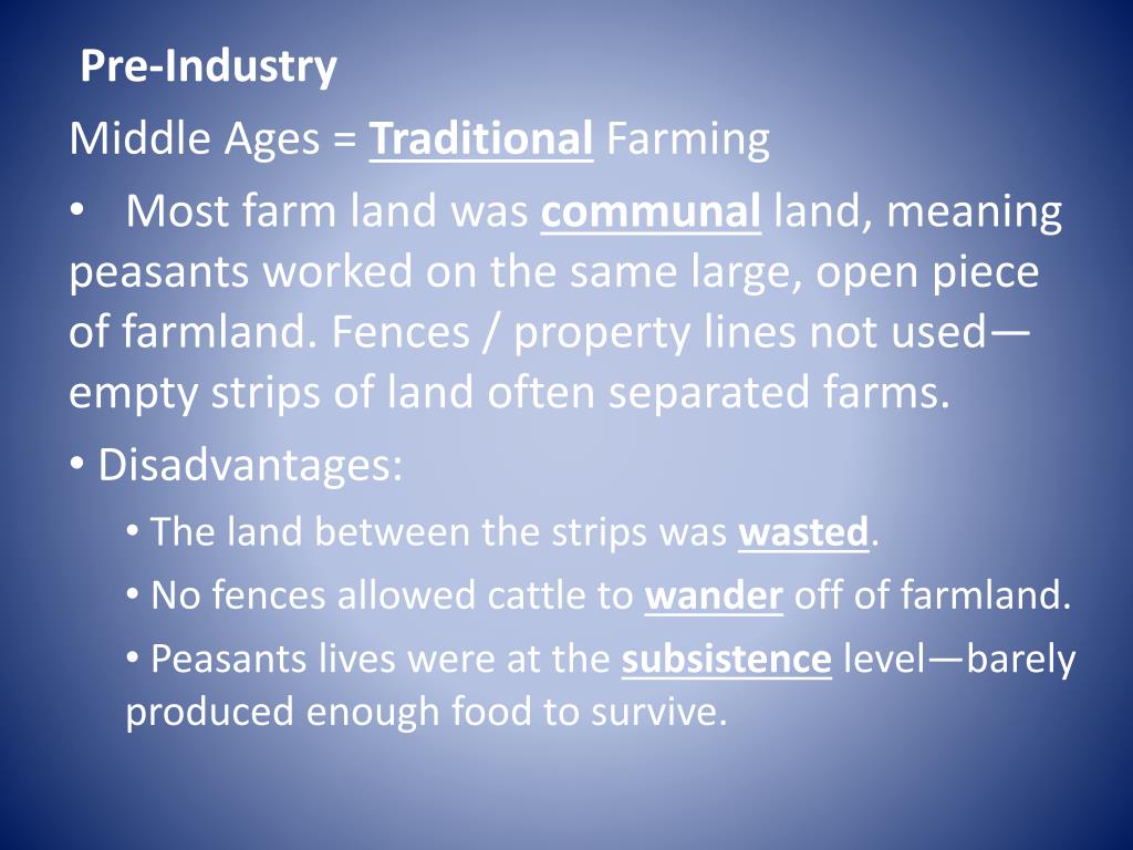 PPT Origins of the Industrial Revolution PowerPoint Presentation