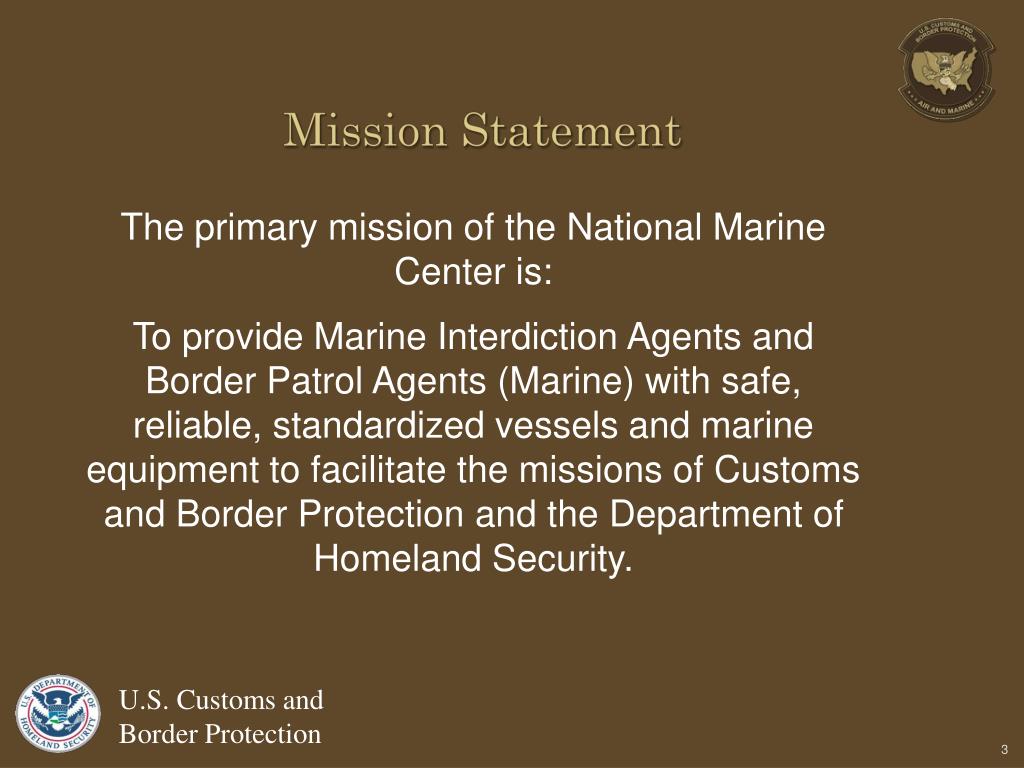 PPT National Marine Center CBP Office of Air and Marine St. Augustine