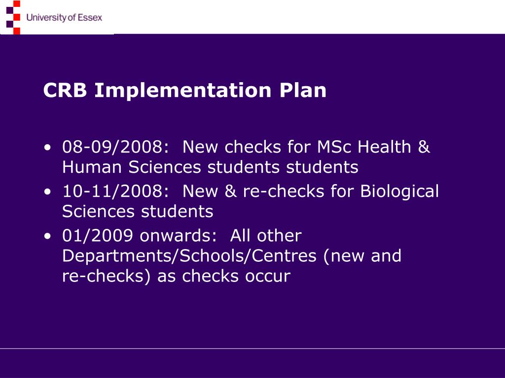 PPT CRIMINAL RECORD BUREAU (CRB) CHECKS PowerPoint Presentation, free