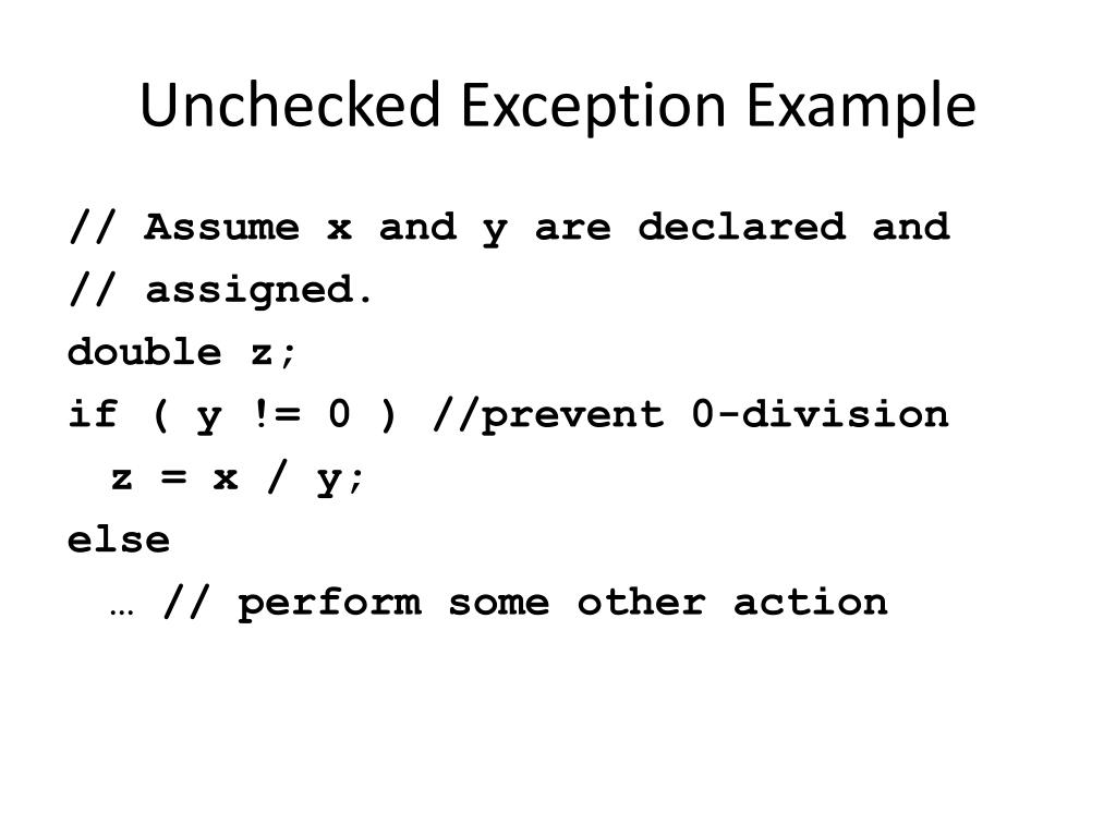 PPT Exceptions PowerPoint Presentation, free download ID3281373