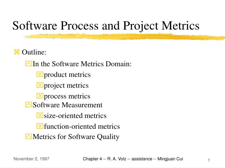 PPT Software Process and Project Metrics PowerPoint Presentation
