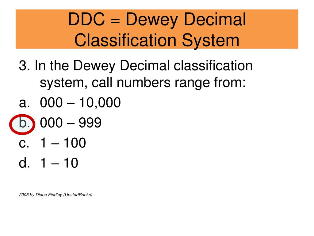 PPT Dewey Decimal Classification System PowerPoint Presentation, free
