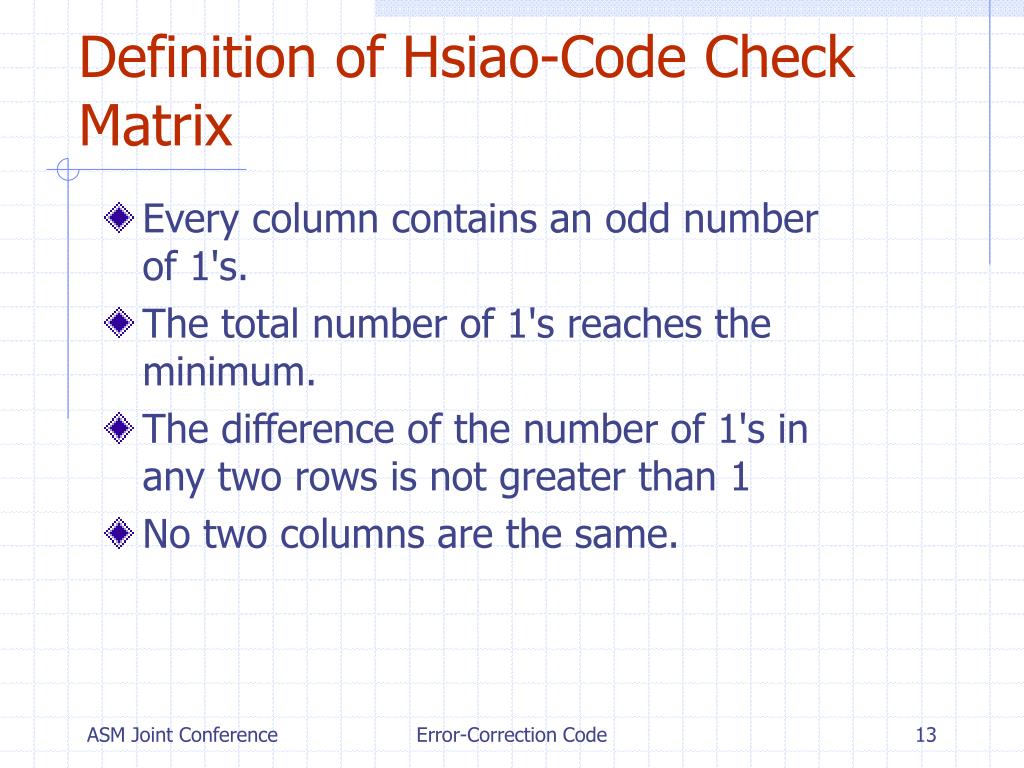 PPT ErrorCorrection Coding Using Combinatorial Representation
