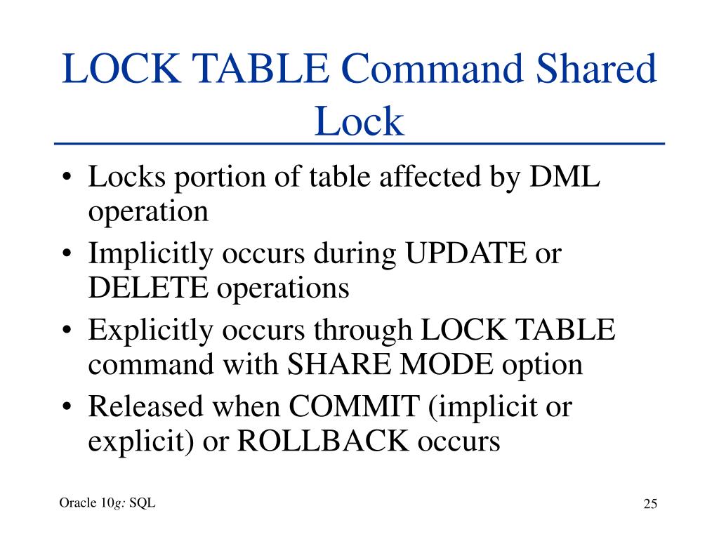 PPT Chapter 5 Data Manipulation and Transaction Control Oracle 10 g