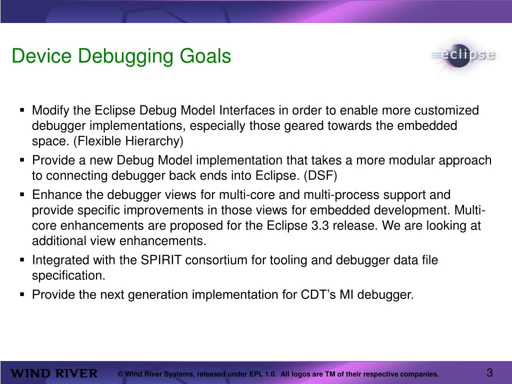 PPT Debugger Services Framework (DSF) PowerPoint Presentation, free