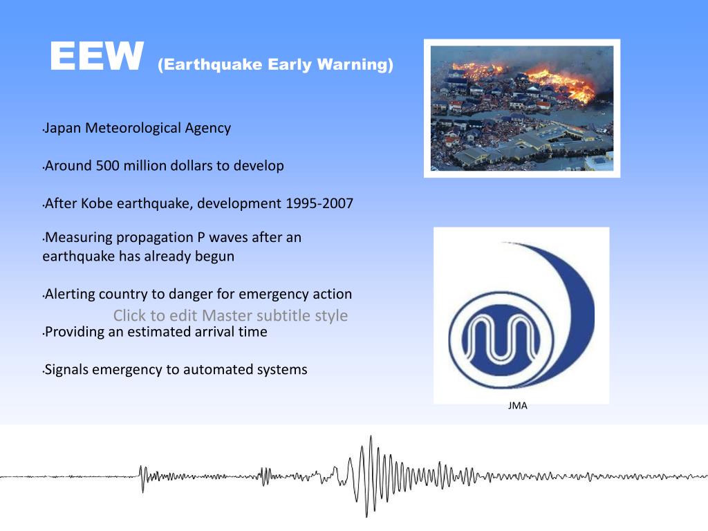 PPT Japanese Earthquake Early Warning System PowerPoint Presentation