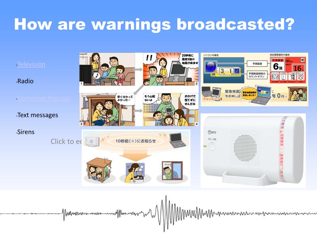 PPT Japanese Earthquake Early Warning System PowerPoint Presentation