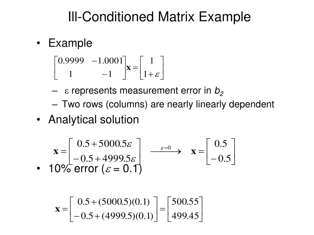 PPT Solution of Linear Systems of Equations Consistency Rank