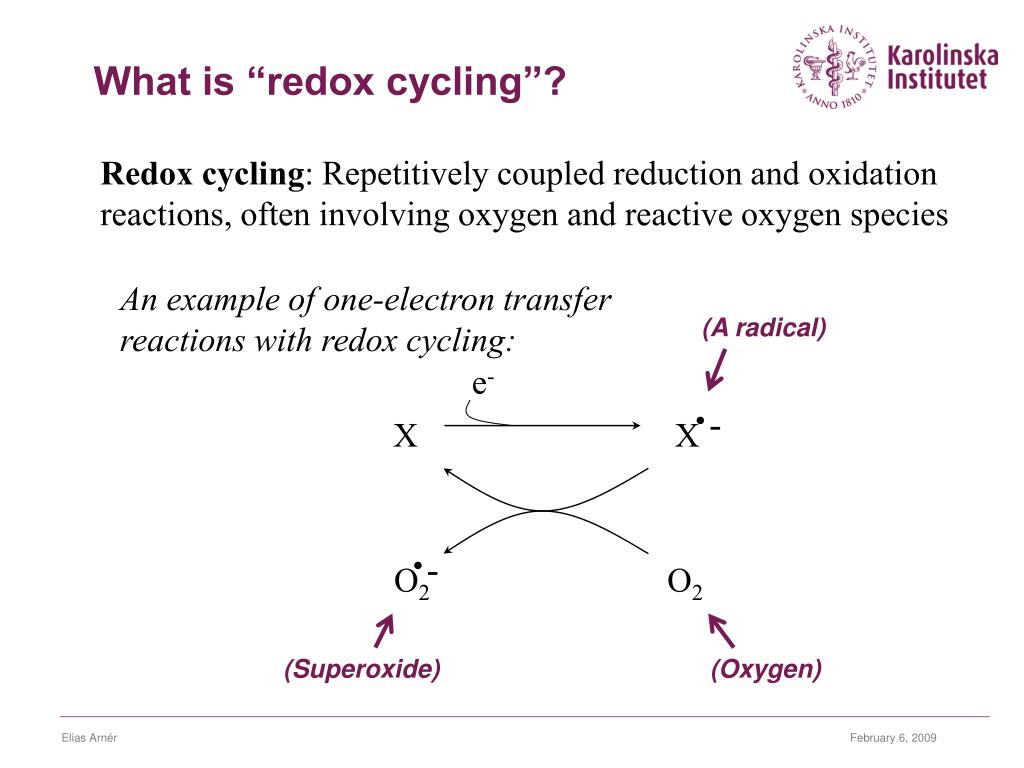 PPT ”Redox cycling” PowerPoint Presentation, free download ID3295747