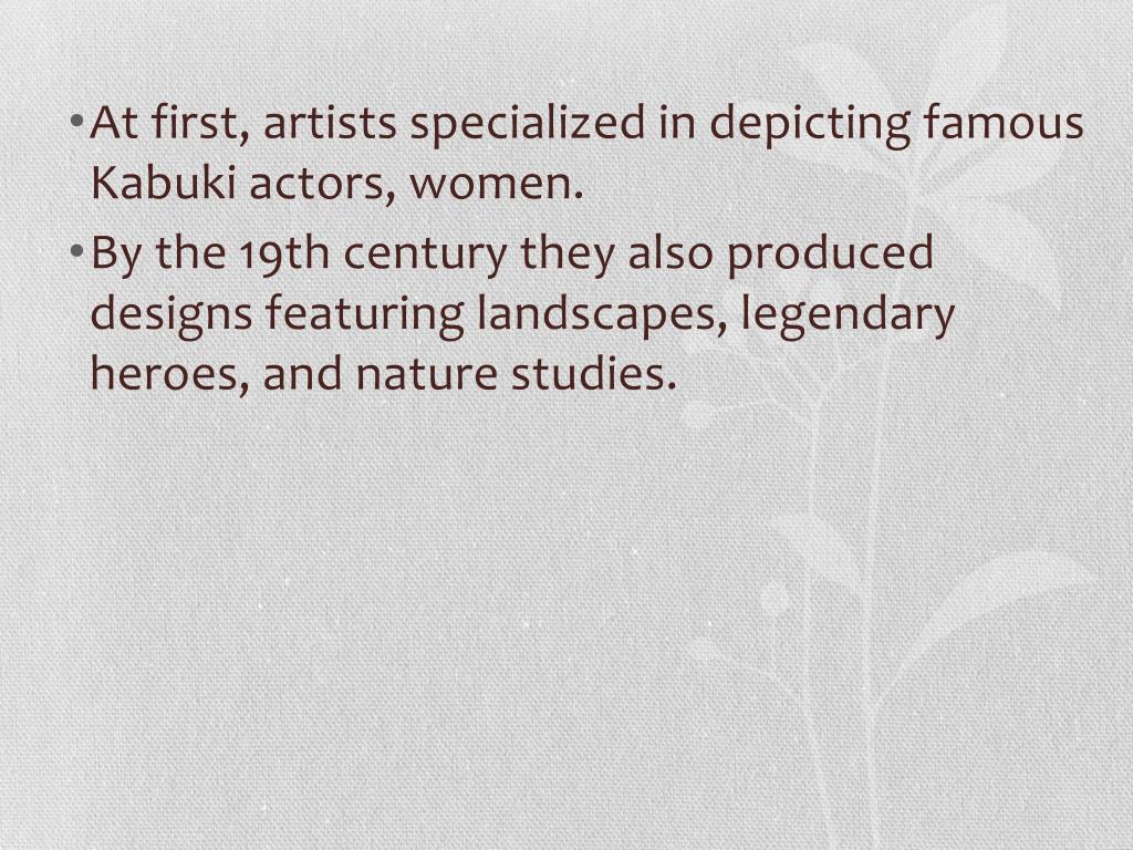 PPT Japanese art PowerPoint Presentation, free download ID3296431