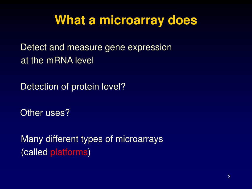 PPT Introduction to microarray technology PowerPoint Presentation, free download ID3296686