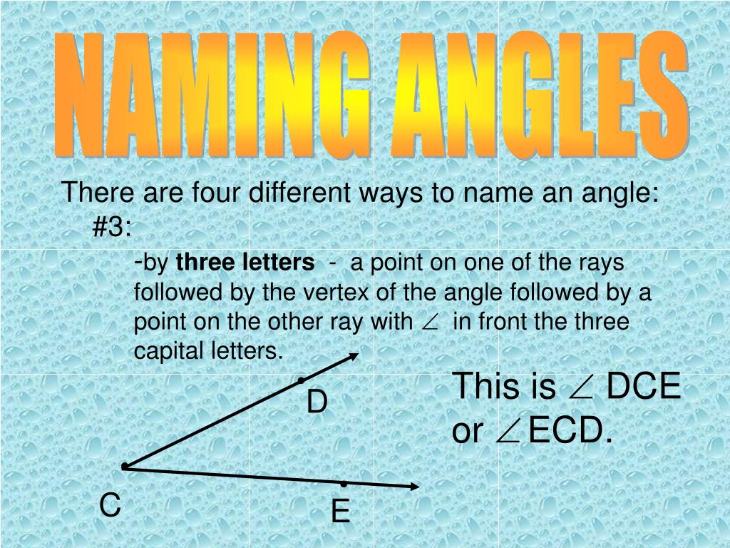 PPT - ANGLES, ANGLES, ANGLES PowerPoint Presentation, free download