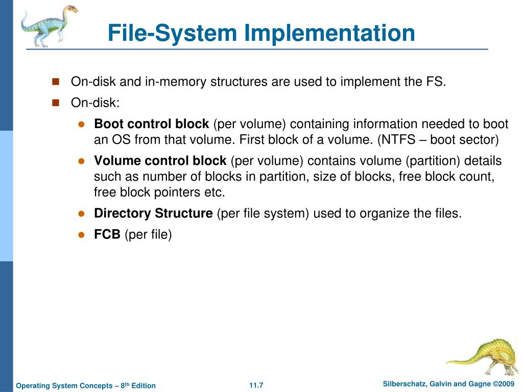 PPT Chapter 11 File System Implementation PowerPoint Presentation