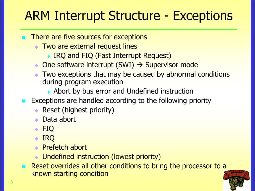 PPT Lecture 42 ARM Interrupt PowerPoint Presentation, free download