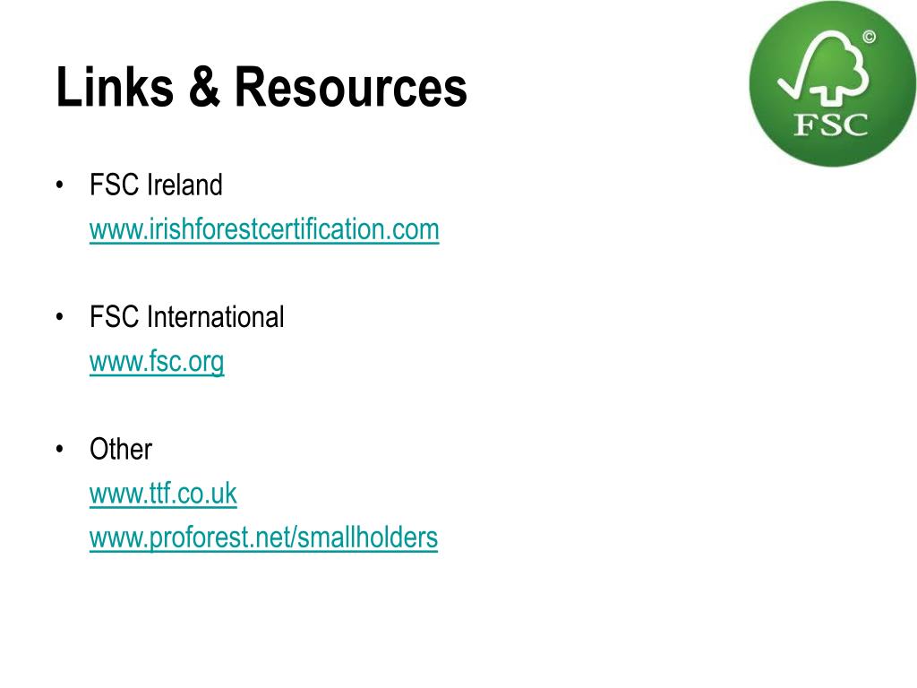 PPT FSC Certification What does it mean for forest owners? PowerPoint