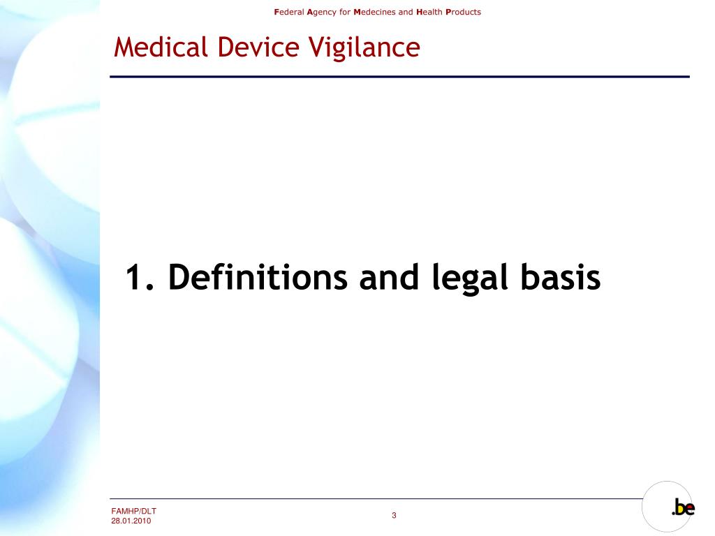 PPT Medical Device Vigilance PowerPoint Presentation, free download