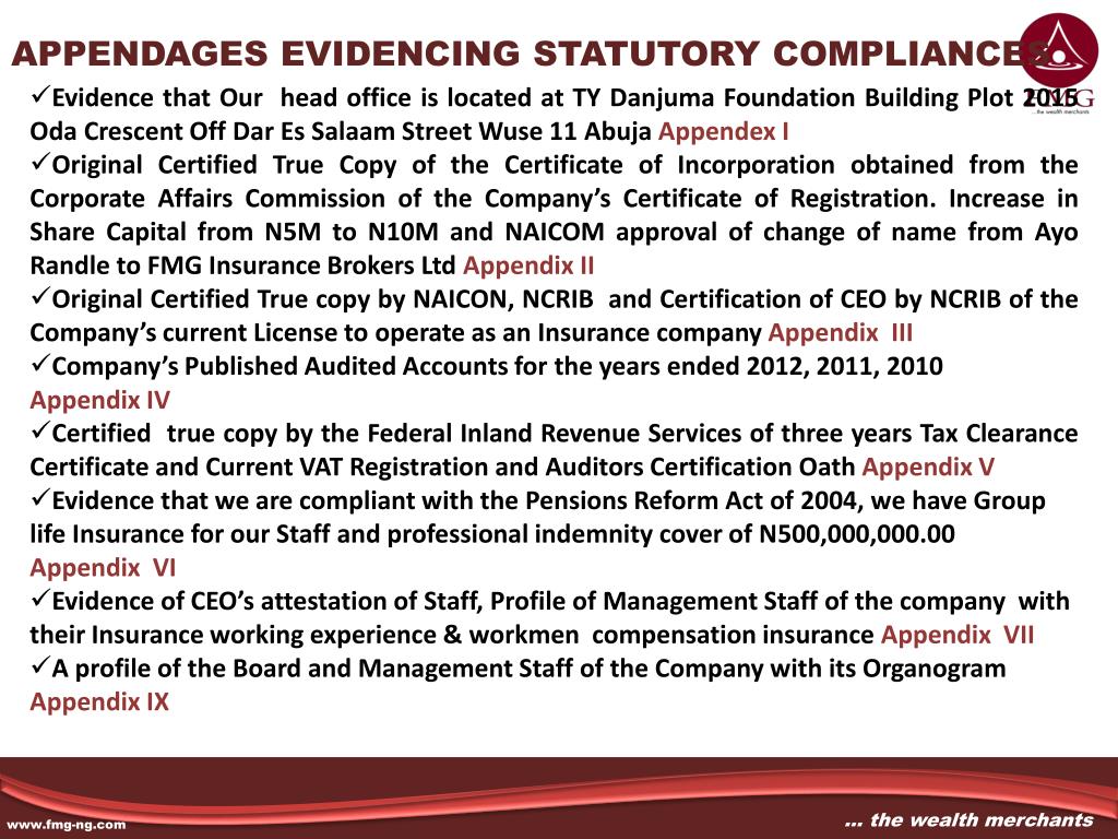 PPT FMG INSURANCE BROKERS LTD PowerPoint Presentation, free download