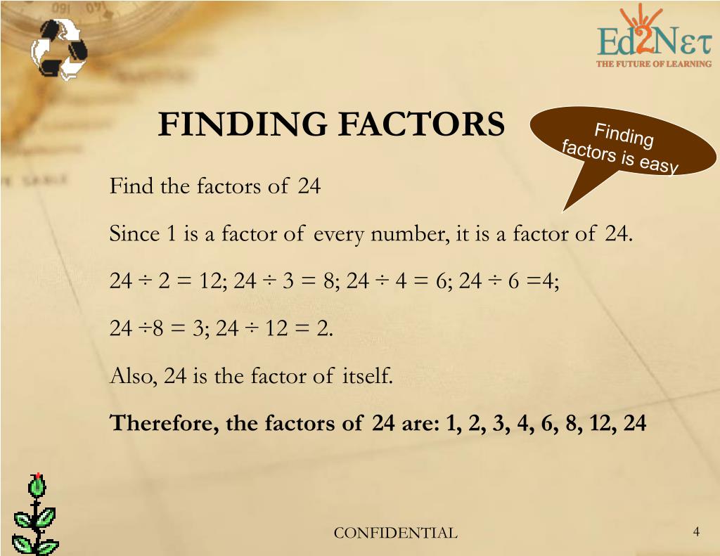 PPT GREATEST COMMON FACTOR PowerPoint Presentation, free download