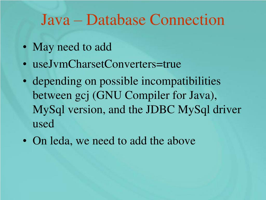 PPT Java Database access PowerPoint Presentation, free download ID3303848