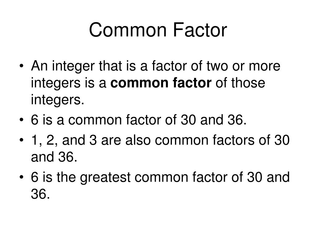 PPT Section The Greatest Common Factor and Factoring by Grouping