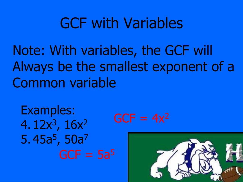 PPT Factoring GCF and Trinomials PowerPoint Presentation, free