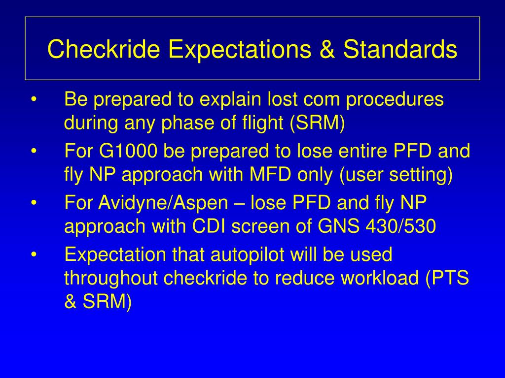 PPT Passing the Instrument Checkride Tips & Traps Dave Simpson Master