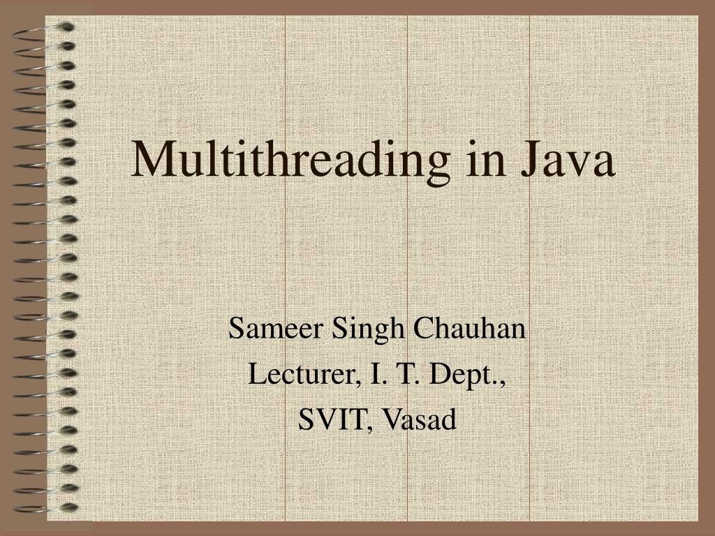 PPT Multithreading in Java PowerPoint Presentation, free download