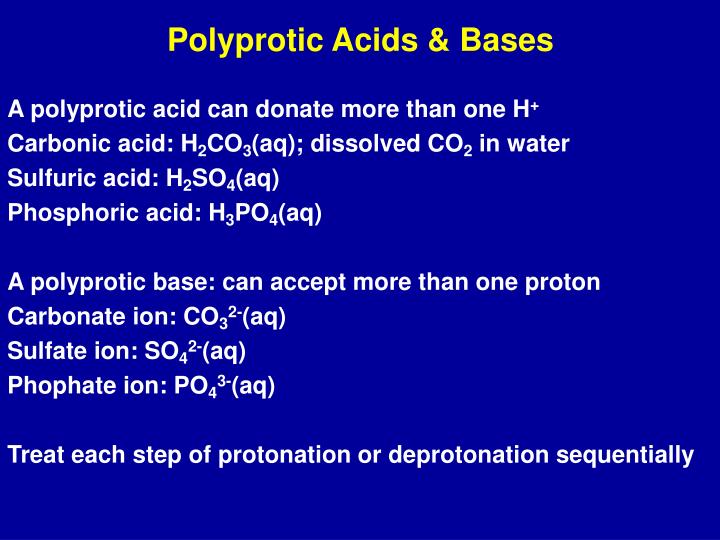 PPT Polyprotic Acids & Bases PowerPoint Presentation, free download