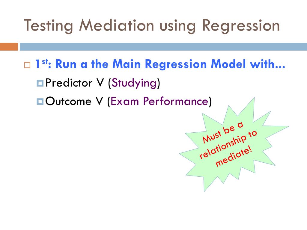 PPT Moderation & Mediation PowerPoint Presentation, free download
