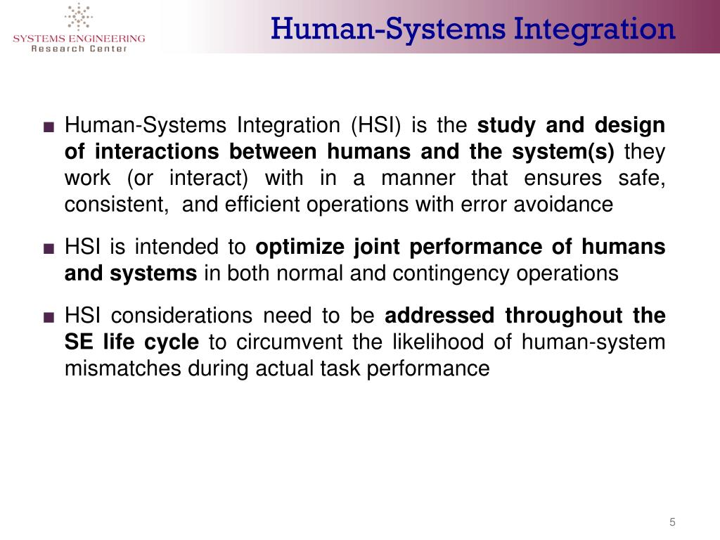 PPT Session 2 SET HumanSystems Integration PowerPoint